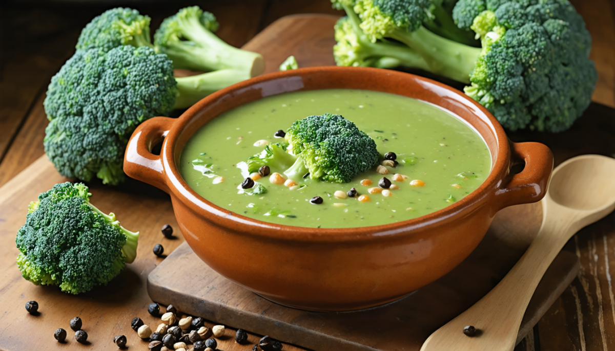 découvrez notre recette de soupe maison au brocoli, crémeuse et savoureuse. facile à préparer, elle allie simplicité et goût pour un repas réconfortant et sain.
