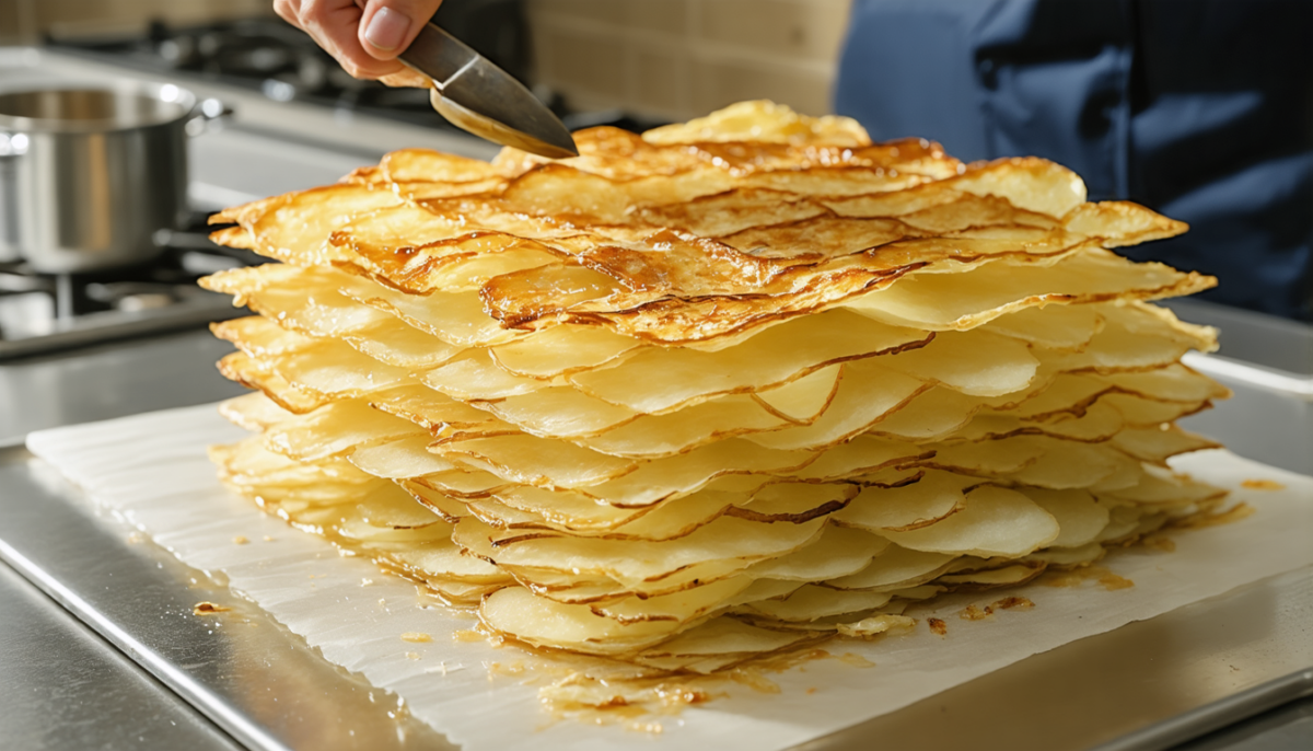 découvrez notre recette simple et gourmande de millefeuille de pommes de terre, un plat délicieux qui séduira toutes vos papilles. facile à préparer, parfait pour toutes les occasions.