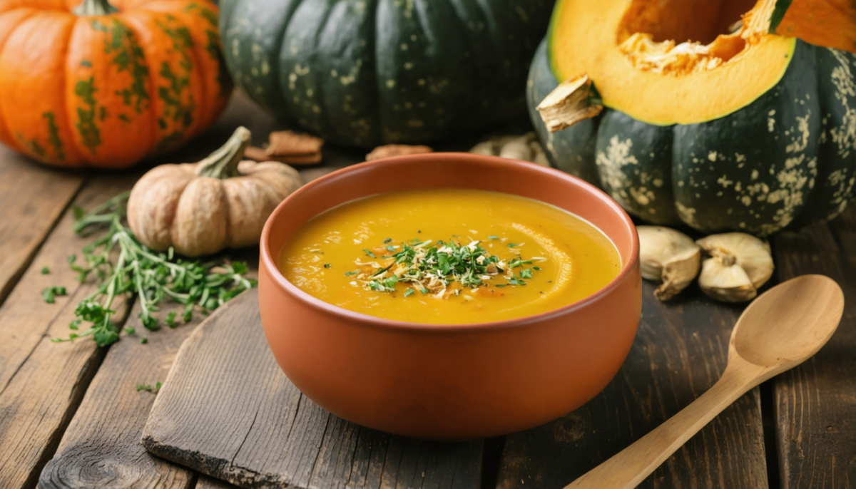 découvrez la recette traditionnelle du secret de grand-mère pour une soupe au potiron savoureuse et réconfortante, parfaite pour réchauffer vos soirées d'automne.