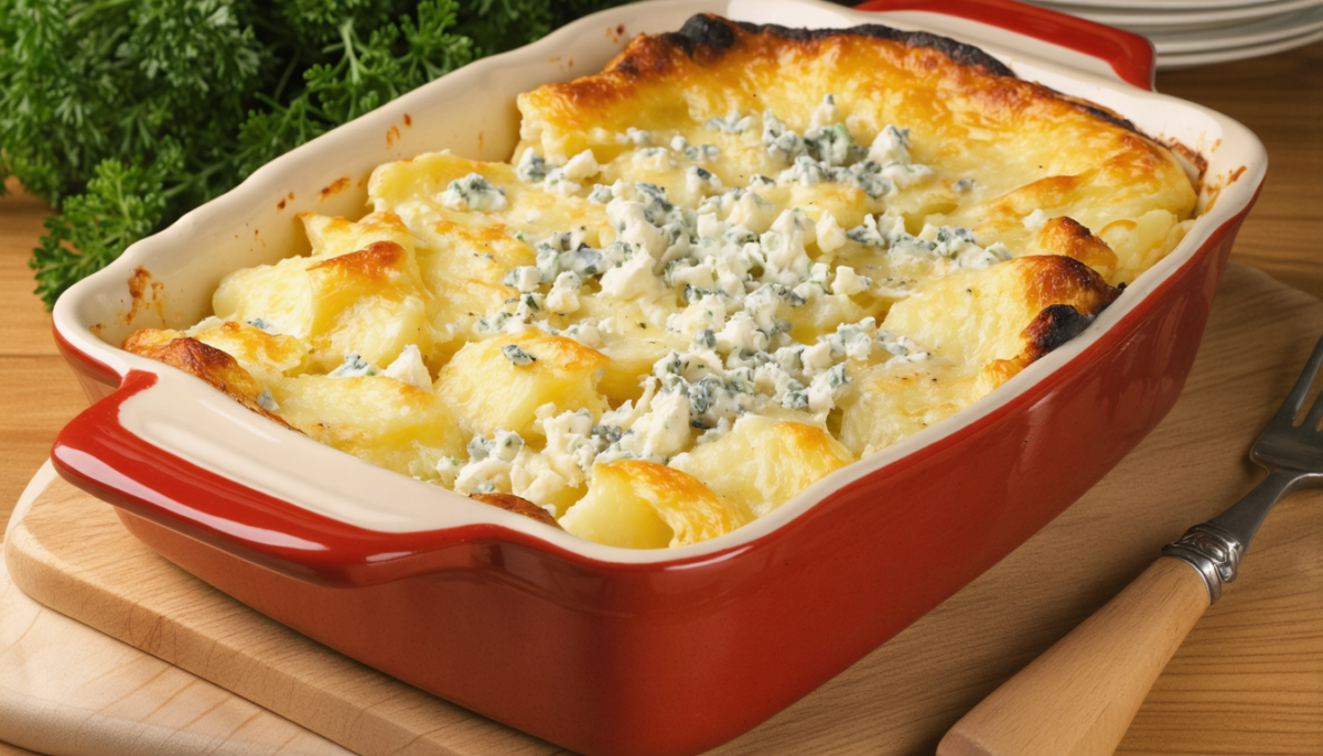 découvrez notre recette savoureuse de gratin de pommes de terre au fromage bleu, un plat fondant et gourmand parfait pour régaler toute la famille.