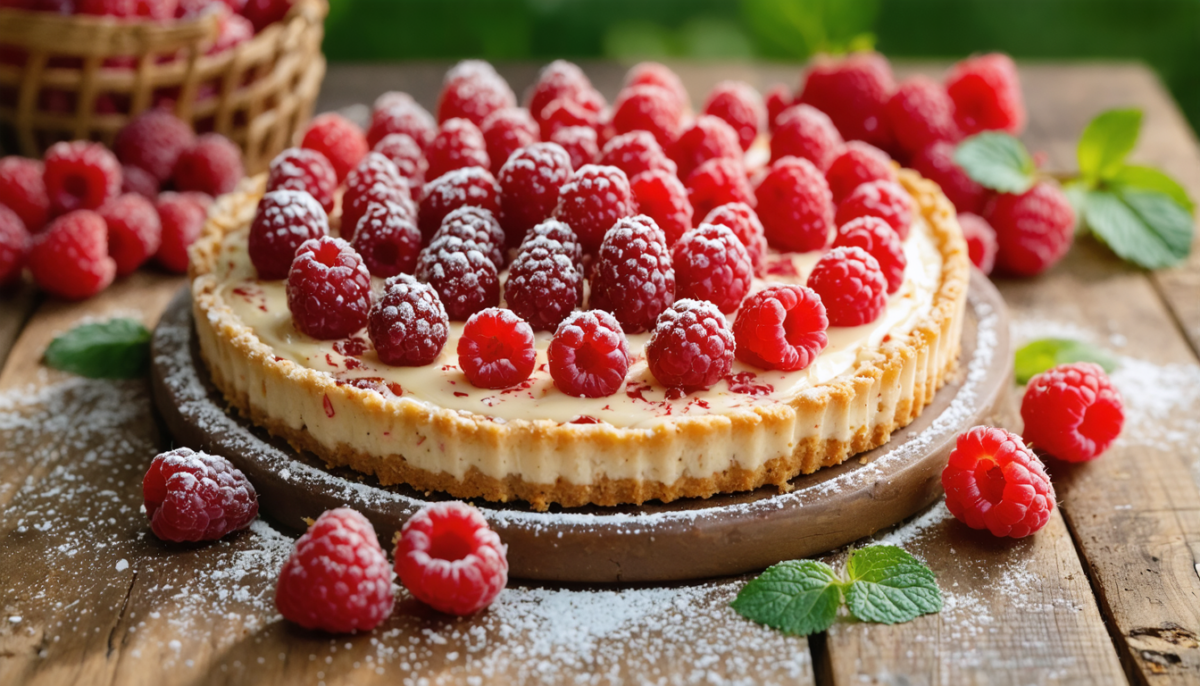 découvrez notre délicieuse recette de cheesecake aux framboises fraîches et croquants spéculoos, un dessert gourmand alliant douceur fruitée et saveurs épicées pour un plaisir unique.
