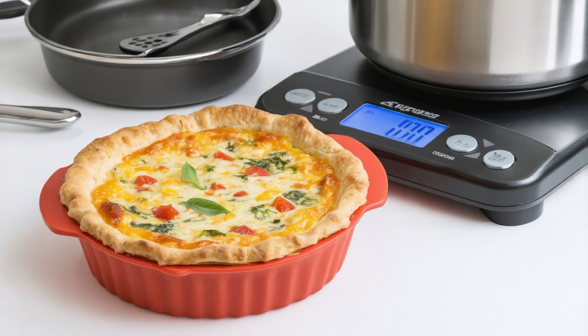 découvrez notre recette facile et diététique de quiche légère jambon-gruyère sans pâte ni gluten, parfaite pour un repas sain et savoureux.