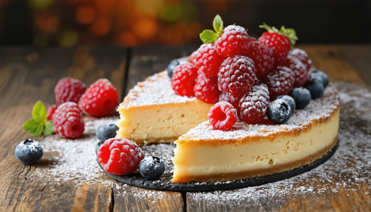 découvrez la recette authentique du käsekuchen, le cheesecake allemand moelleux et savoureux, facile à réaliser pour un dessert parfait.