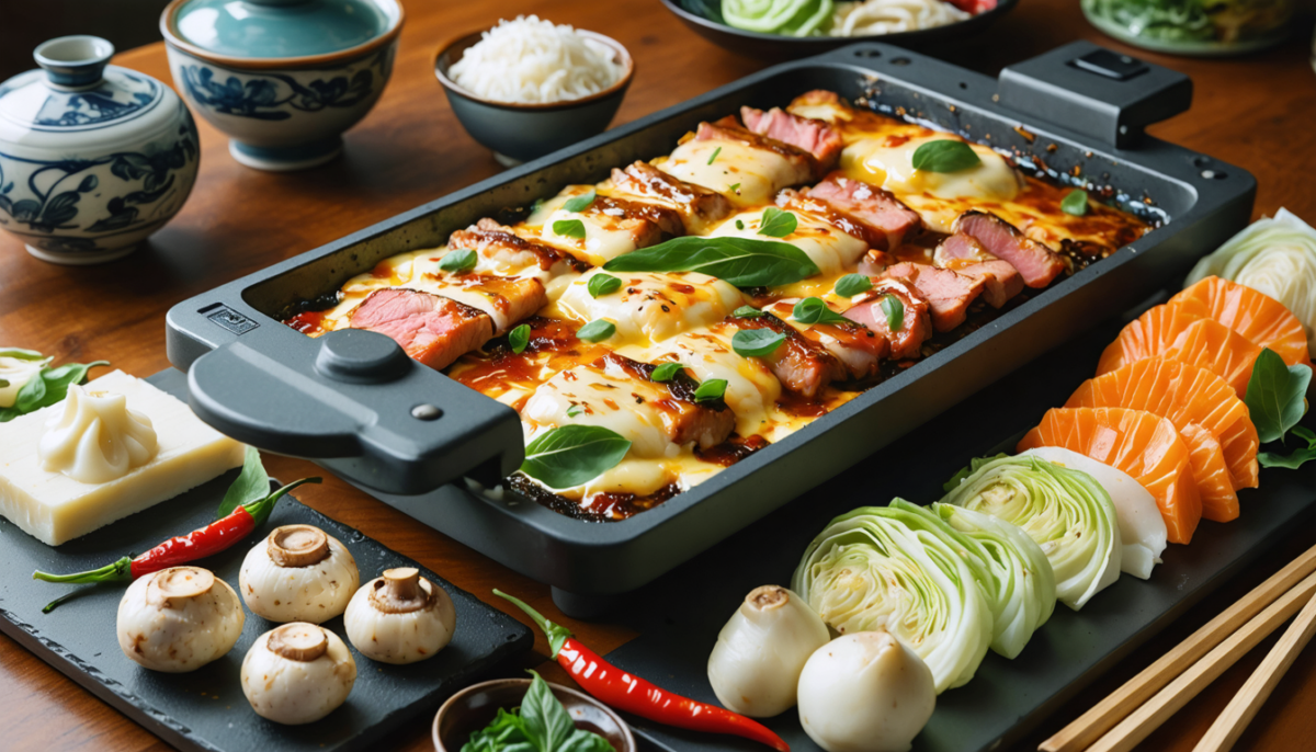 découvrez notre recette authentique et savoureuse de raclette revisitée à la chinoise, une fusion originale qui éveillera vos papilles.