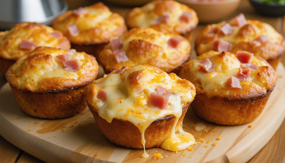 découvrez notre recette irrésistible de muffins salés au jambon et raclette, pour un délice fondant et savoureux à partager en toute occasion.