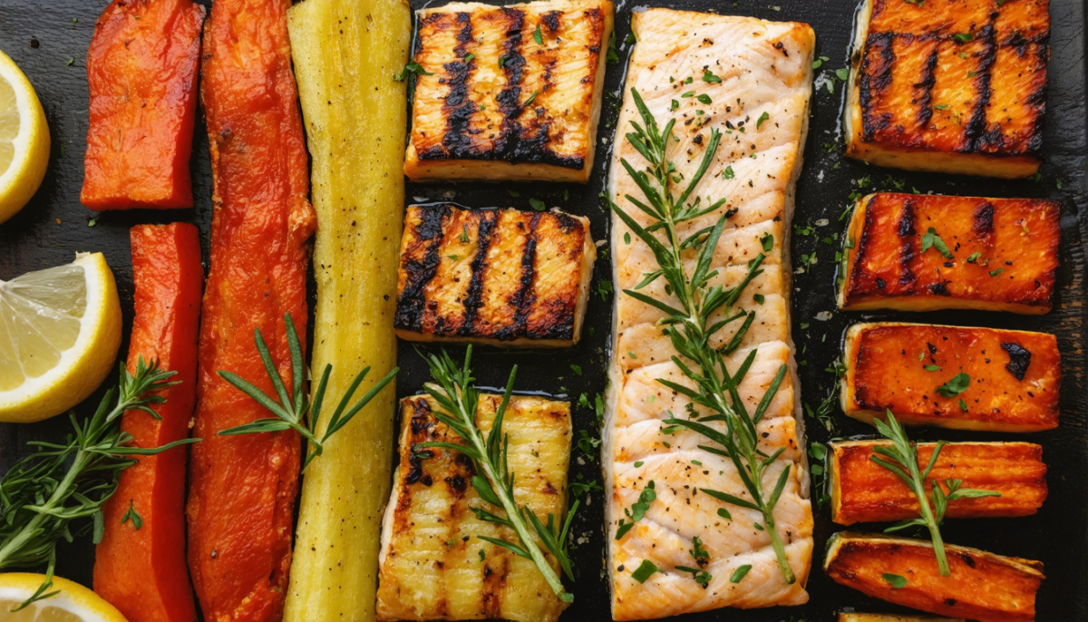 découvrez notre recette de truite fondante au four accompagnée de légumes rôtis, une préparation saine, savoureuse et facile à réaliser pour un repas gourmand et équilibré.