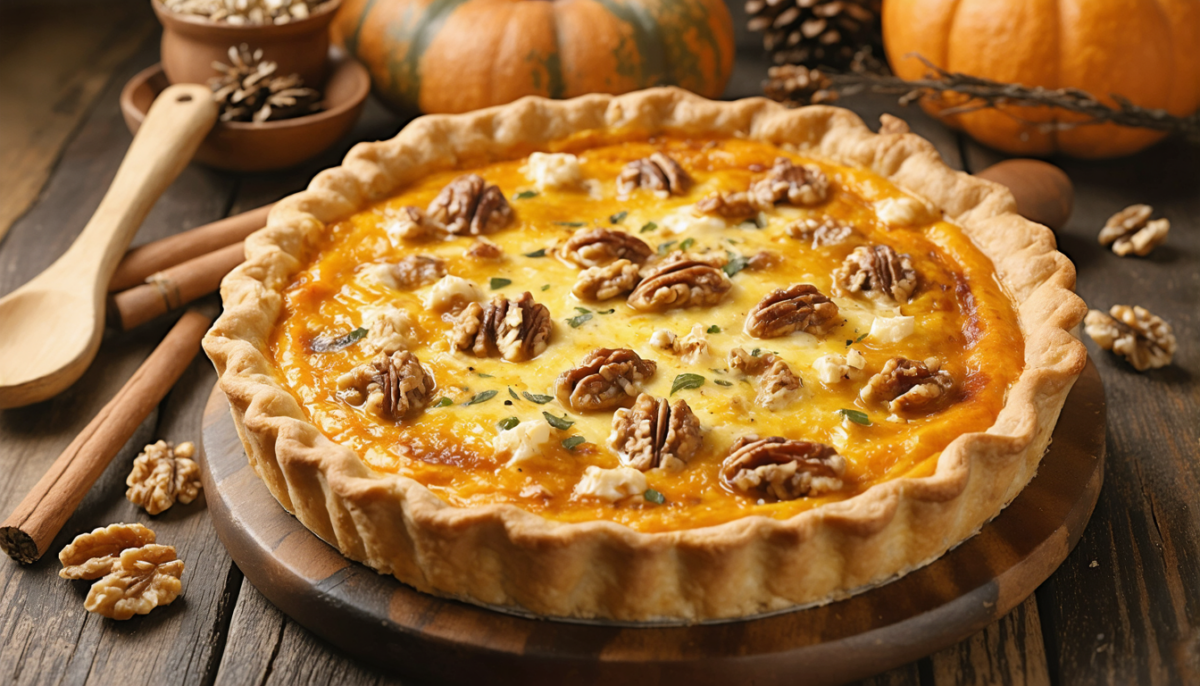 découvrez notre recette savoureuse de quiche au potimarron et fromage frais, parfaite pour un repas réconfortant et gourmand.