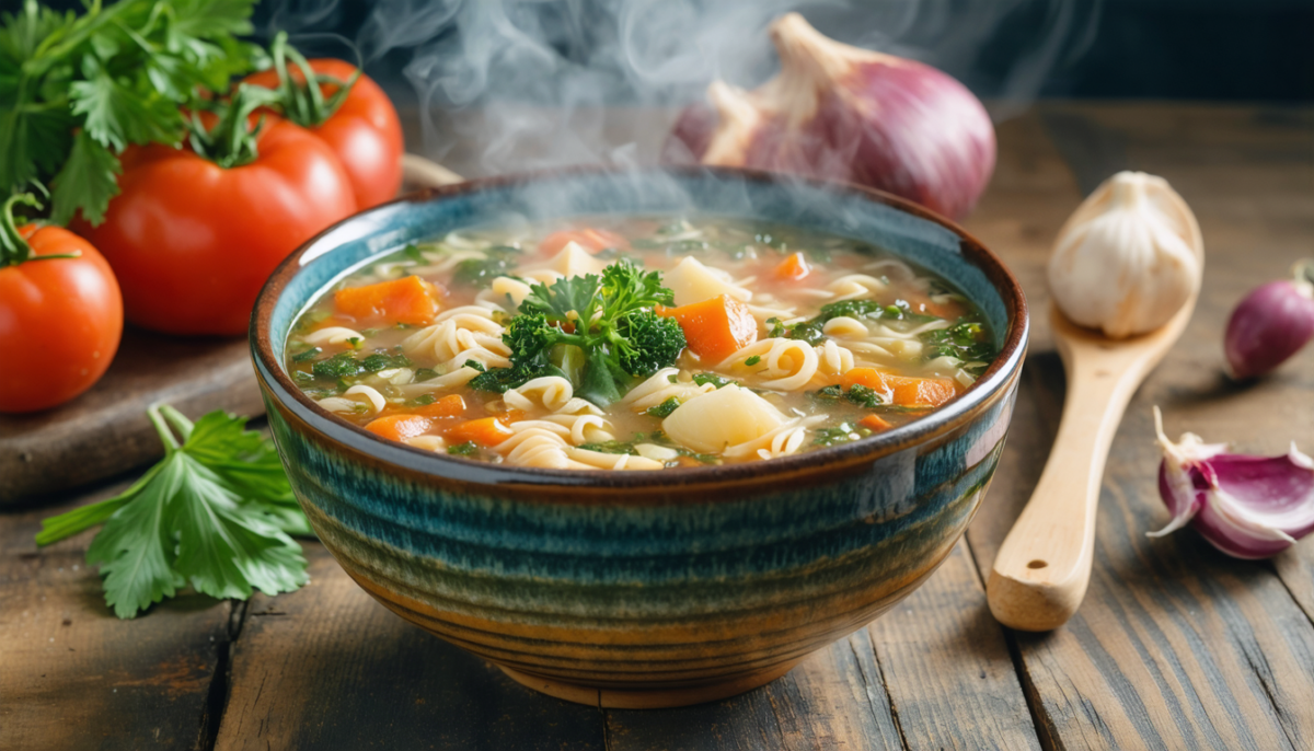 découvrez notre recette réconfortante de minestrone aux légumes de saison hivernaux, parfaite pour réchauffer vos soirées et profiter des saveurs authentiques de l'hiver.