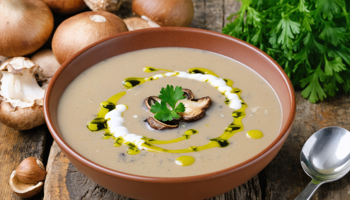 découvrez notre recette simple et gourmande de soupe au pied de mouton accompagnée d'une crème légère, idéale pour réchauffer vos soirées avec des saveurs authentiques.