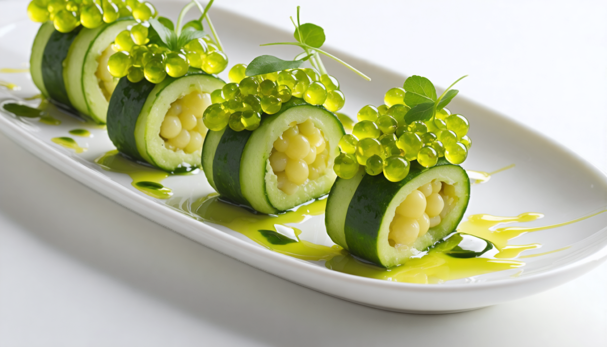 découvrez nos roulés de concombre au caviar d’avocat, une recette légère et savoureuse parfaite pour des délices frais et gourmands.