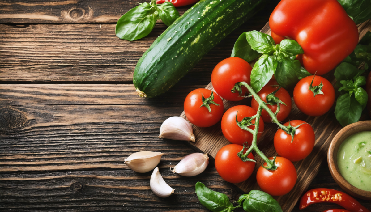 découvrez notre recette facile du gaspacho andalou, un plat frais et savoureux parfait pour se rafraîchir avec authenticité et simplicité.