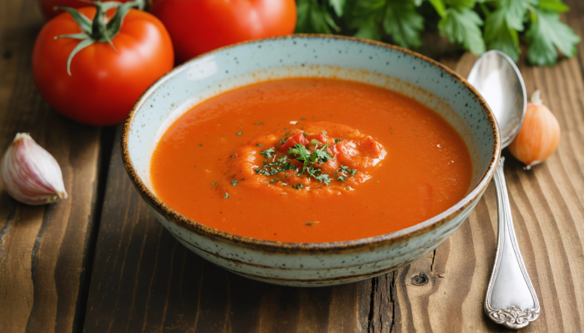 découvrez notre recette authentique et simple de soupe de tomate maison, comme autrefois, pour un goût traditionnel et réconfortant.