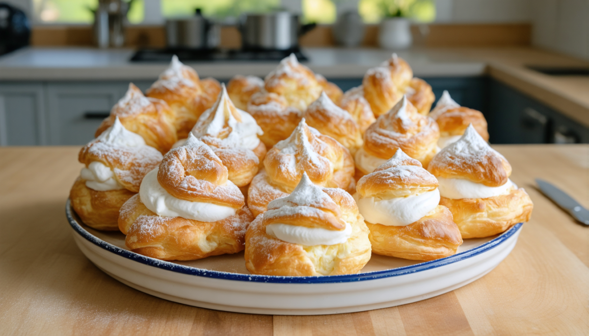 découvrez la recette incontournable des choux à la crème aérienne, faciles à réaliser et irrésistiblement délicieux. testez-la absolument pour régaler vos proches !