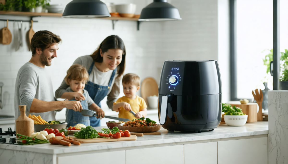 découvrez notre test complet de la ninja air fryer max pro, une friteuse familiale élégante de 6,2 l alliant performance, grande capacité et design moderne pour des repas savoureux et sains.