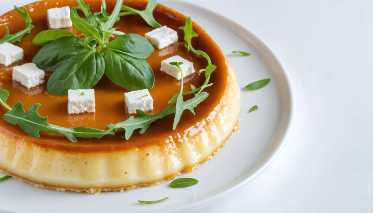 découvrez notre recette de flan léger à la roquette et feta, une préparation fraîche et gourmande idéale pour un repas savoureux et équilibré.