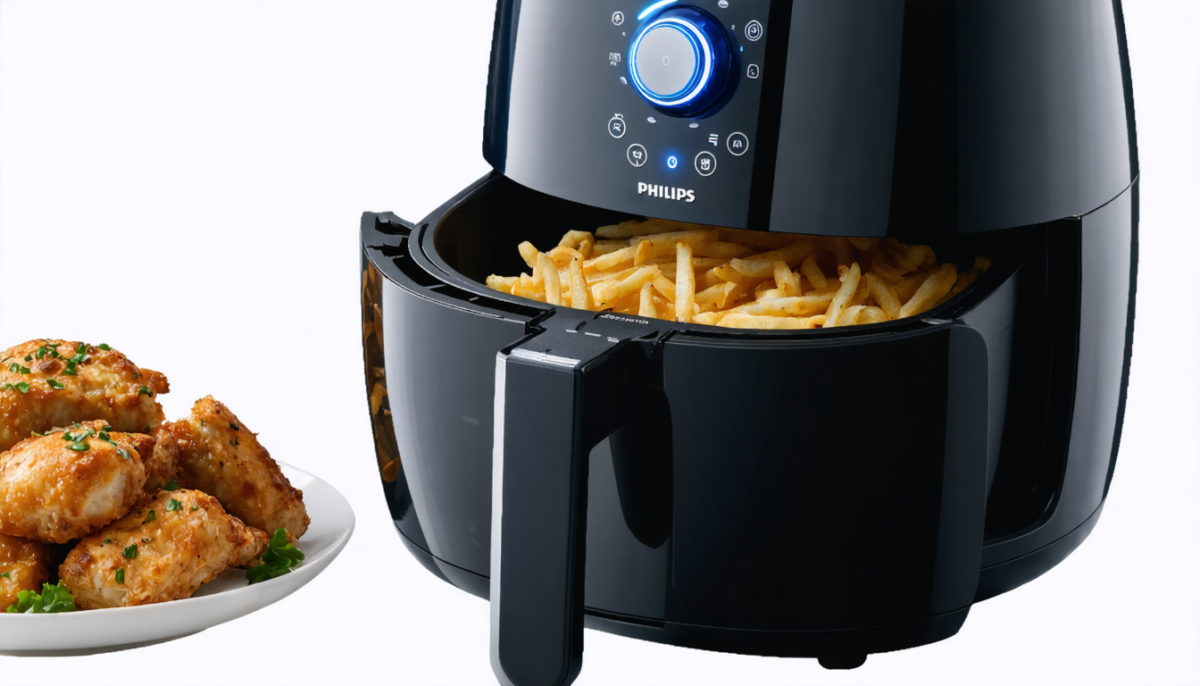 découvrez le philips airfryer série 3000 double panier 9l, équipé de la technologie rapidair pour des cuissons rapides, saines et savoureuses. profitez de sa double capacité pour préparer deux plats simultanément en toute simplicité.