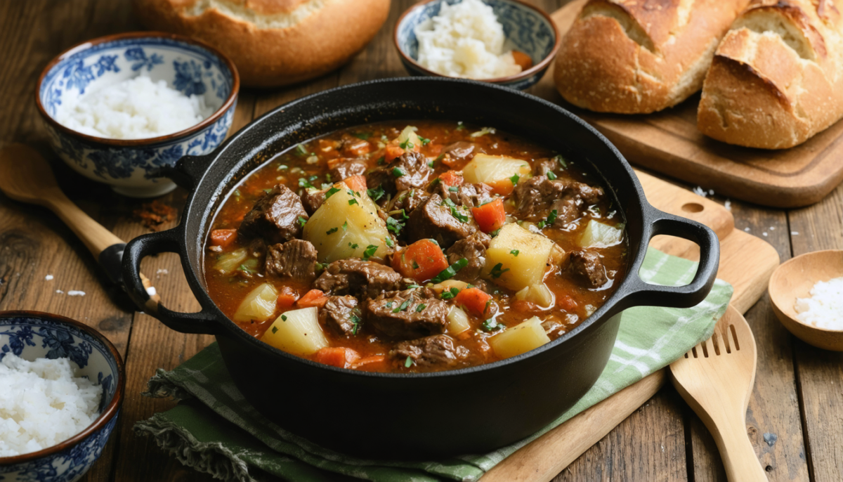 découvrez notre recette facile et légère de ragoût de bœuf au chou, un plat savoureux parfait pour un repas réconfortant et plein de saveurs.