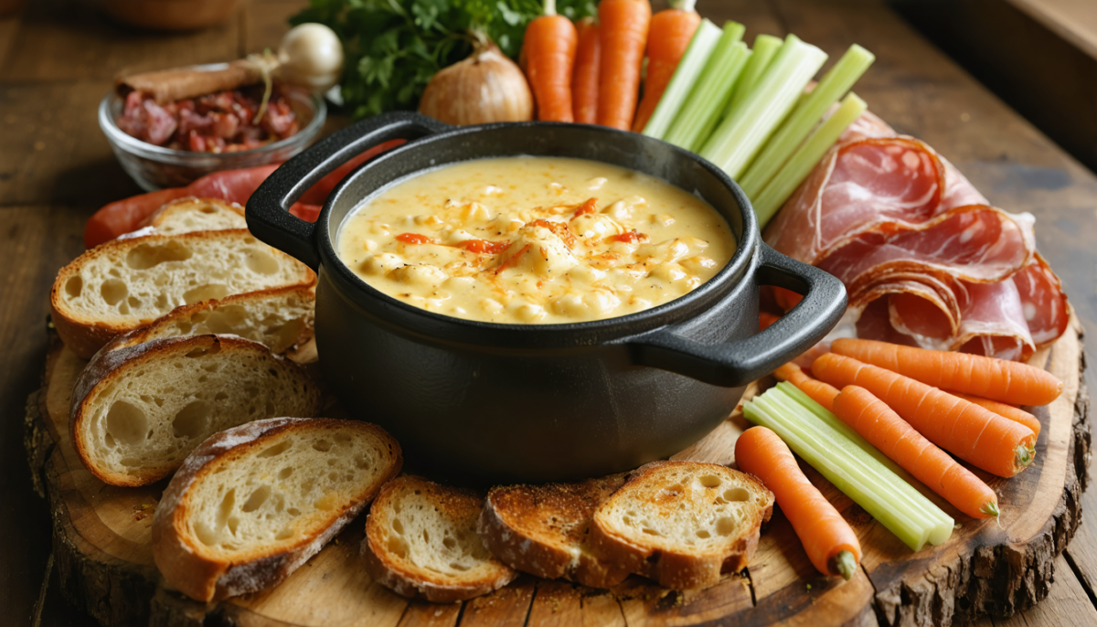 découvrez notre recette authentique et gourmande de fondue à l’époisses, un plat savoureux qui ravira les amateurs de fromage et de traditions culinaires françaises.