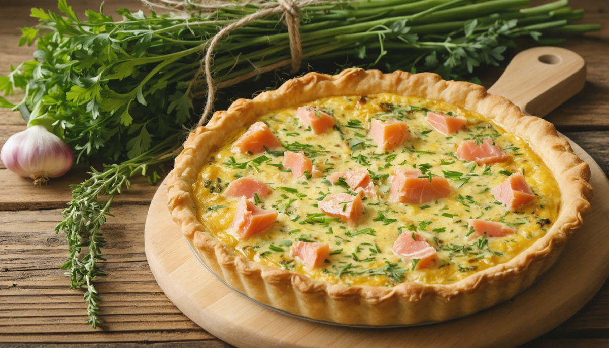 découvrez notre recette de quiche légère au thon frais et bouquet d’herbes aromatiques, alliant saveurs délicates et fraîcheur pour un repas sain et gourmand.