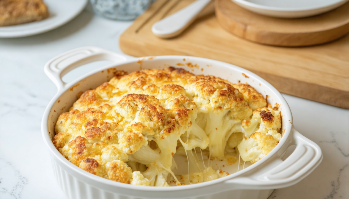 découvrez notre gratin de chou-fleur fondant au fromage à raclette, une recette savoureuse et réconfortante qui séduira vos papilles à chaque bouchée.
