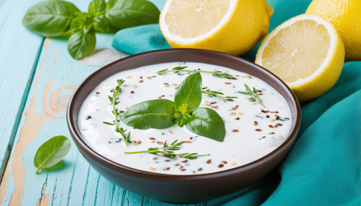 découvrez notre recette simple et rapide de délicieuse sauce au yaourt, parfaite pour accompagner vos crudités et salades avec fraîcheur et saveur.
