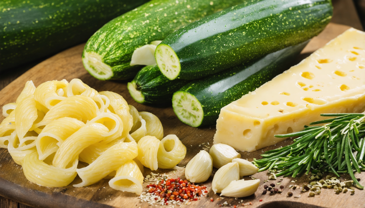 découvrez notre gratin gourmand de courgettes et macaronis au fromage à raclette, un délice fondant parfait pour régaler petits et grands.