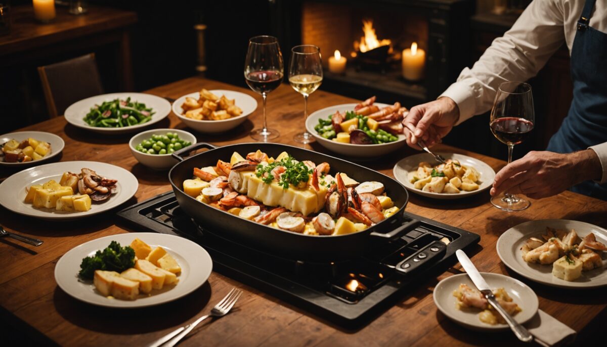 Raclette revisitée : une délice iodé avec une touche de poisson