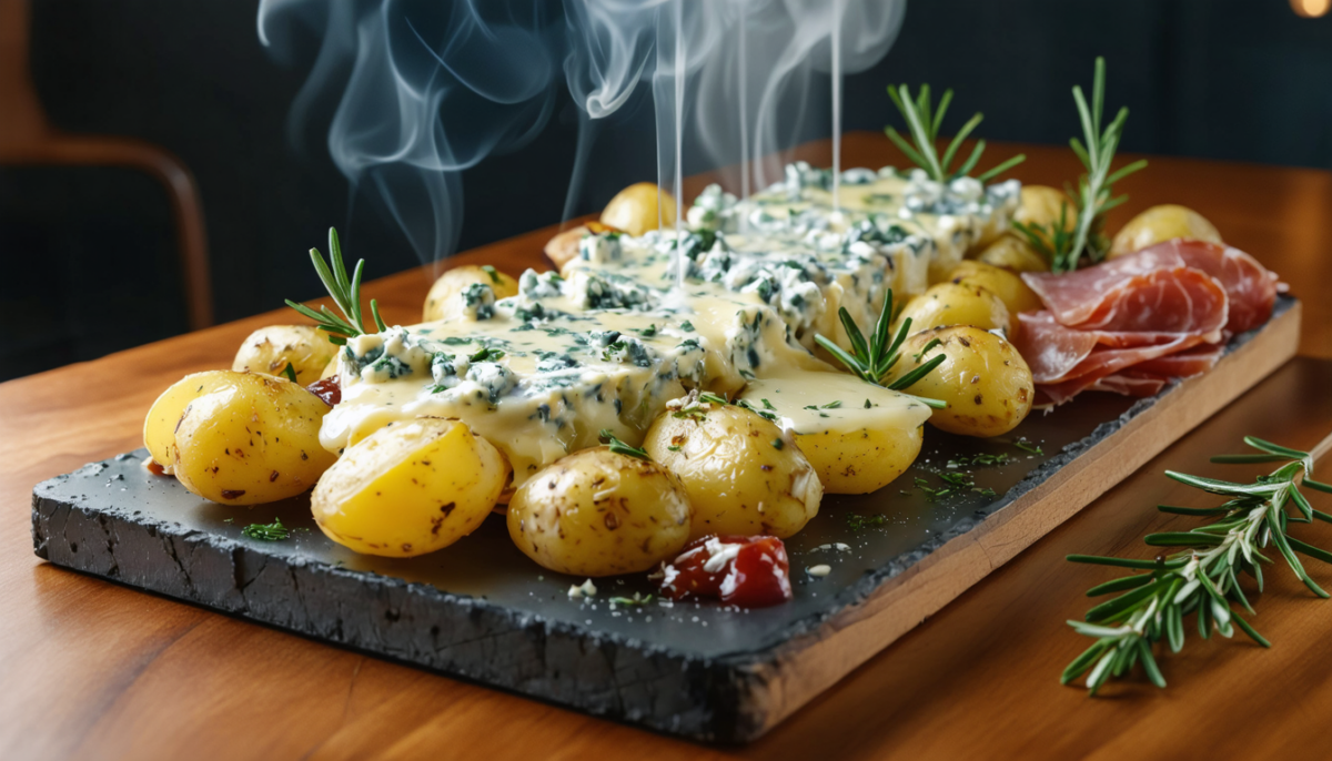 découvrez une raclette revisitée unique en son genre avec le fromage bleu. laissez-vous surprendre par des saveurs audacieuses et gourmandes qui redéfinissent ce plat traditionnel.