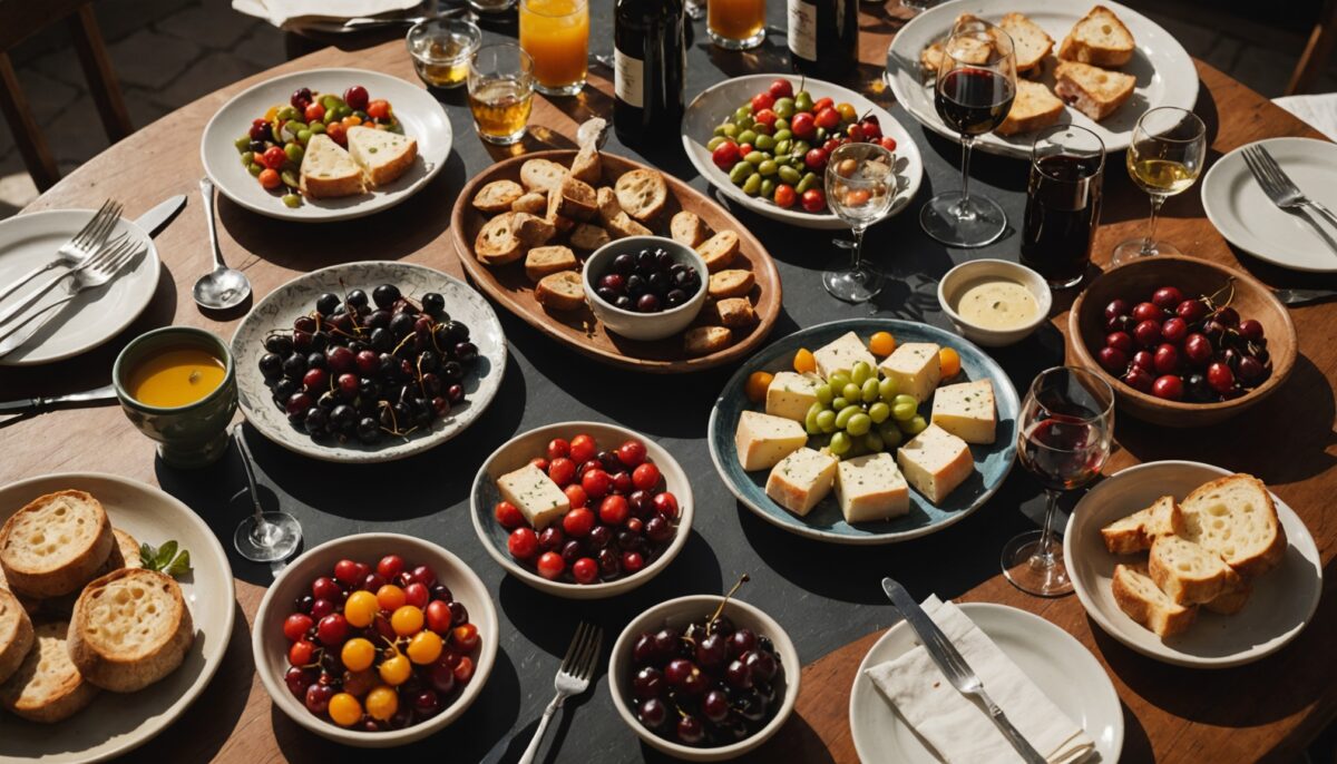 Délice Méditerranéen : Tapas au Fromage de Brebis et Cerise Noire