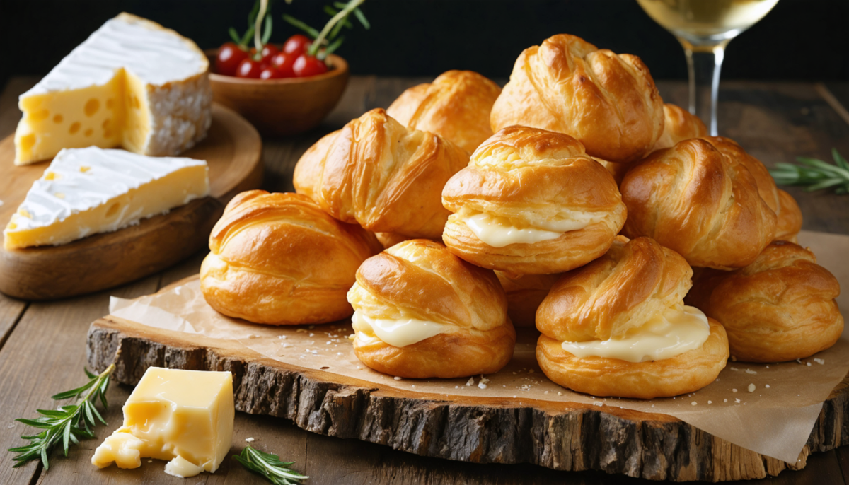 découvrez notre recette gourmande de gougères au camembert, des bouchées savoureuses et fondantes parfaites pour toutes vos occasions.