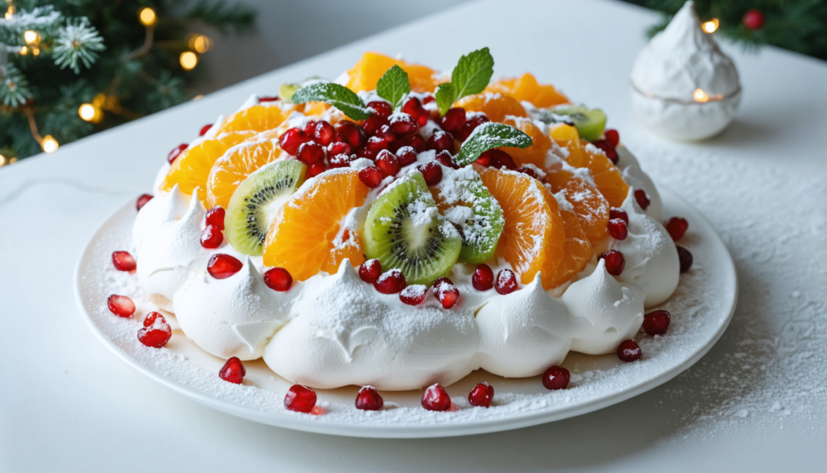 découvrez notre recette de pavlova légère, un dessert fruité et rafraîchissant parfait pour apporter une touche de fraîcheur à vos repas d'hiver.