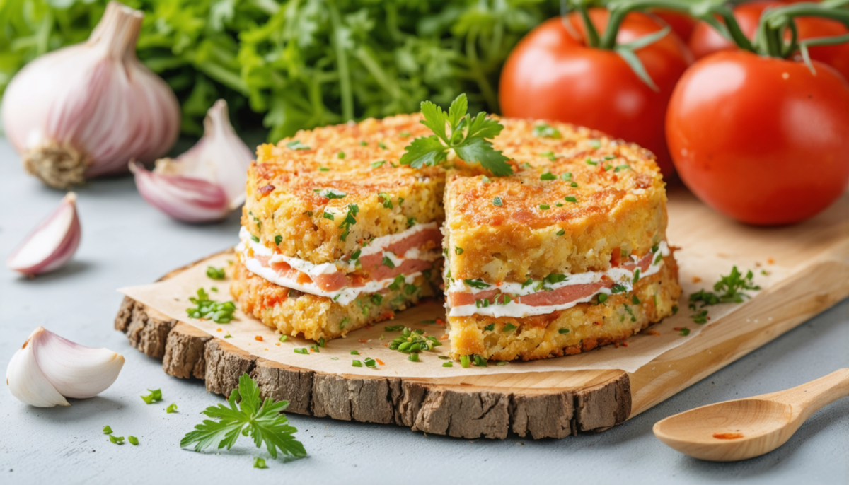 découvrez notre recette savoureuse de cake salé au thon, aux légumes croquants et au chèvre frais, parfait pour un repas gourmand et frais.