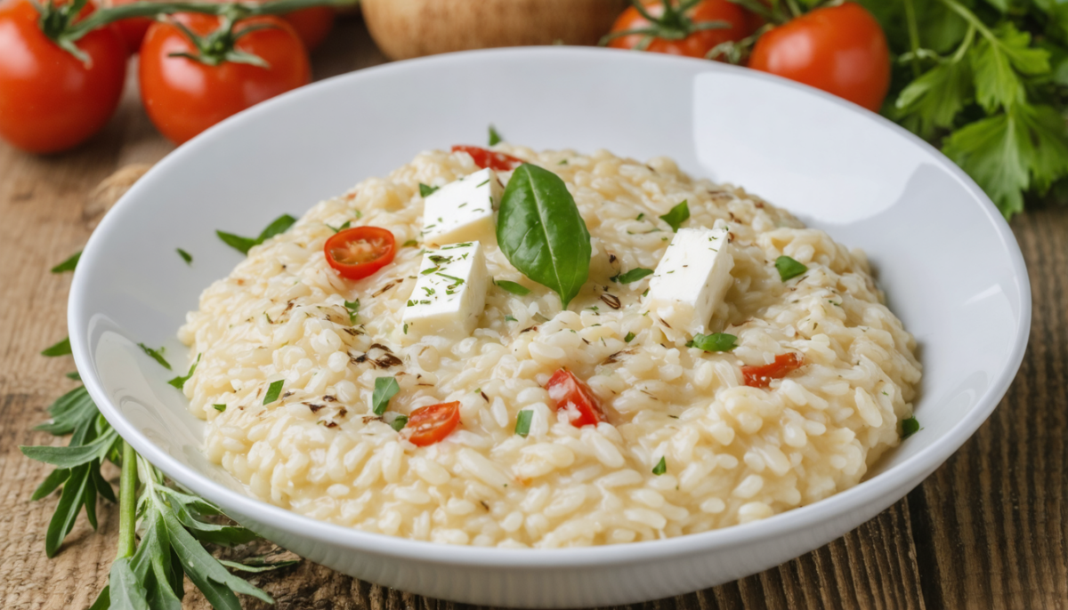 découvrez notre recette incontournable de risotto crémeux au fromage de brebis, un plat savoureux et facile à préparer pour régaler toute la famille.
