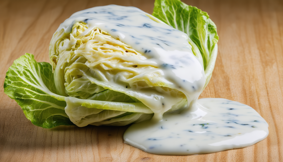 découvrez une délicieuse recette de chou vert nappé d'une onctueuse crème au bleu, parfaite pour un repas savoureux et raffiné.