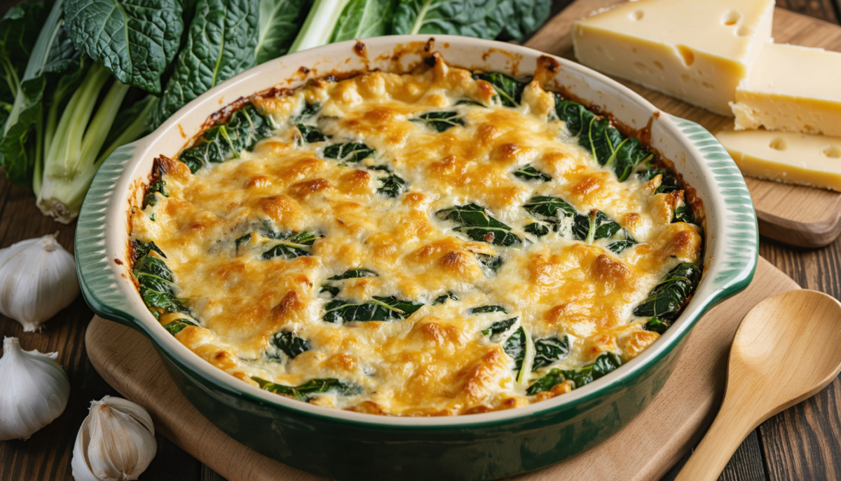 découvrez notre recette simple et savoureuse de gratin de blettes au camembert, un plat gourmand parfait pour régaler toute la famille en toute simplicité.
