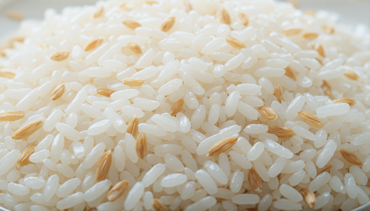 découvrez une salade de riz pleine de saveurs avec des haricots rouges riches en protéines et des billes de fromage fondantes pour un repas coloré et gourmand.