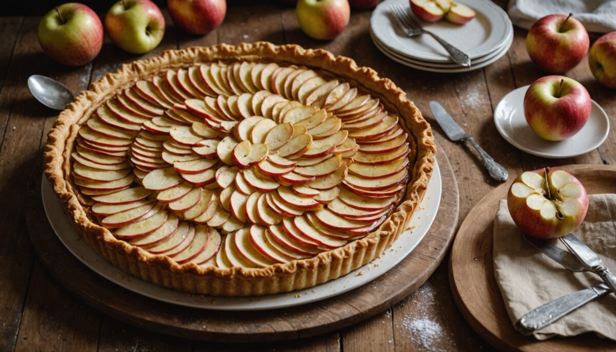 Délicieuse Tarte Normande aux Pommes : Recette Simple et Fondante à Souhait