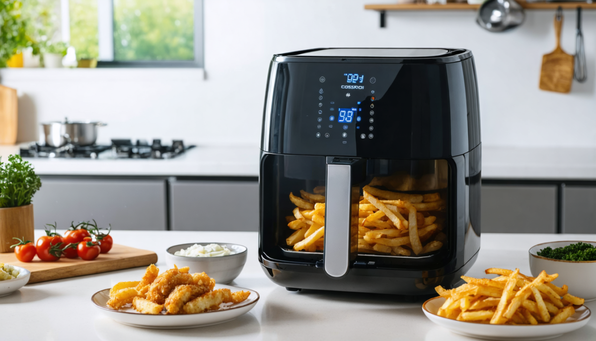 découvrez notre test complet de la friteuse sans huile cosori air fryer twinfry 10l, une solution intelligente et connectée pour cuisiner sainement et facilement chez vous.
