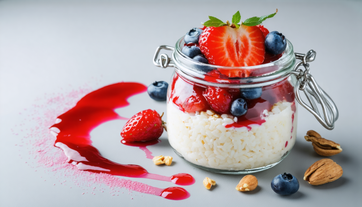 découvrez notre recette de riz au lait en verrines, un dessert doux et crémeux parfait pour réchauffer le cœur et séduire vos papilles.