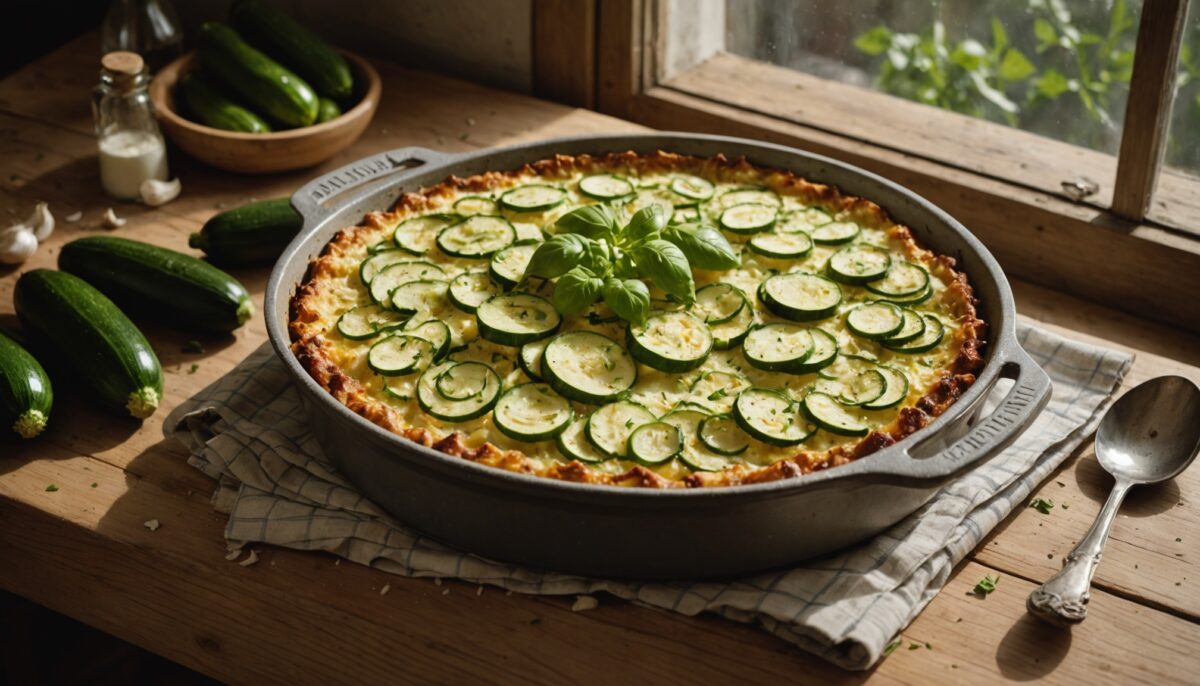 Gratin de Courgettes Authentique : Une Recette Simple et Express