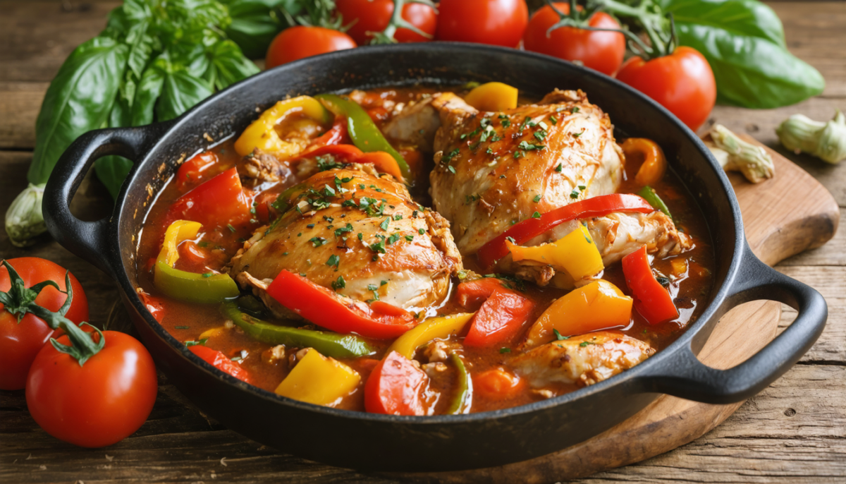découvrez la recette authentique du poulet basquaise traditionnel, simple à réaliser et garantie pour un succès savoureux à chaque fois. parfait pour régaler toute la famille !