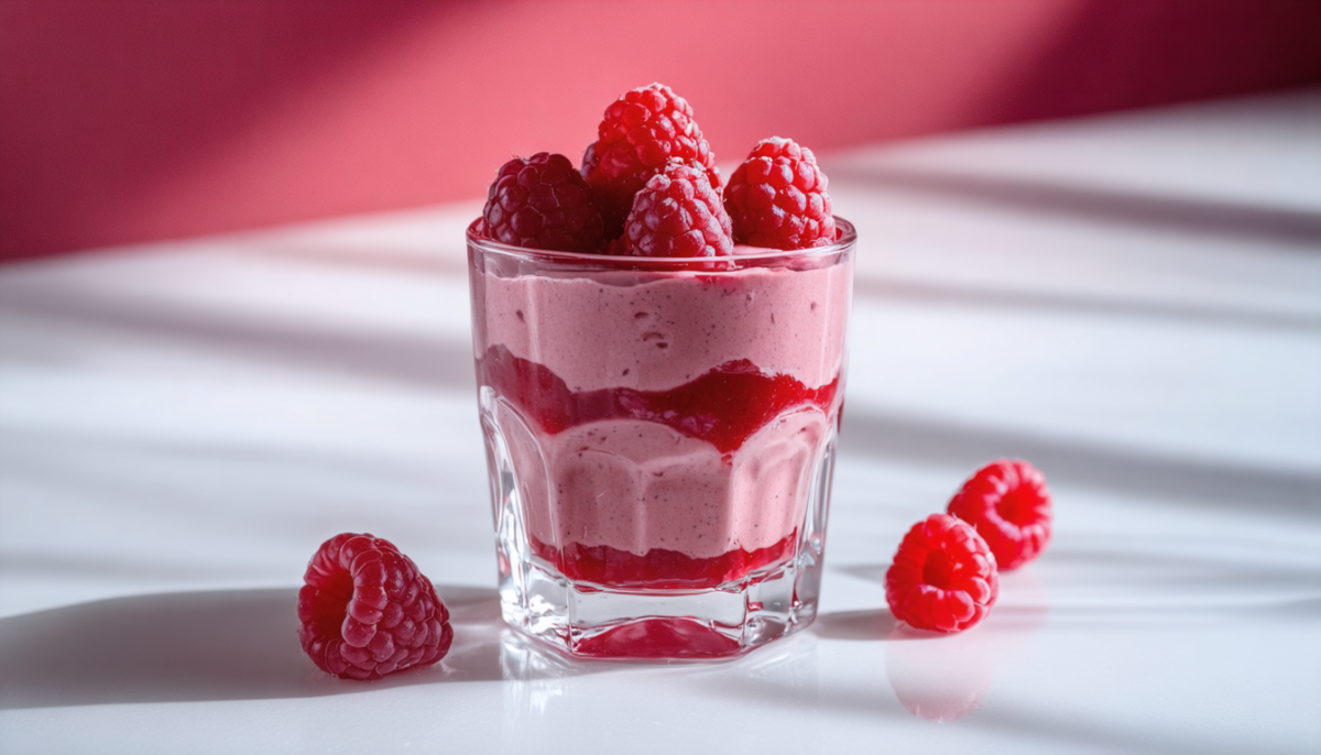 découvrez notre recette de mousse légère aux framboises, parfaite pour la chrononutrition : un dessert délicieux, sain et facile à préparer.