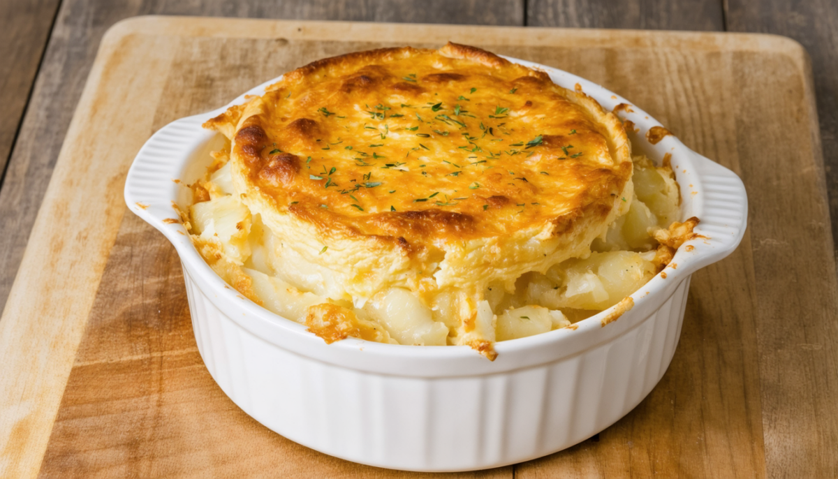 découvrez notre recette facile et gourmande de soufflé de pommes de terre au fromage, un plat moelleux et savoureux qui ravira toute la famille.