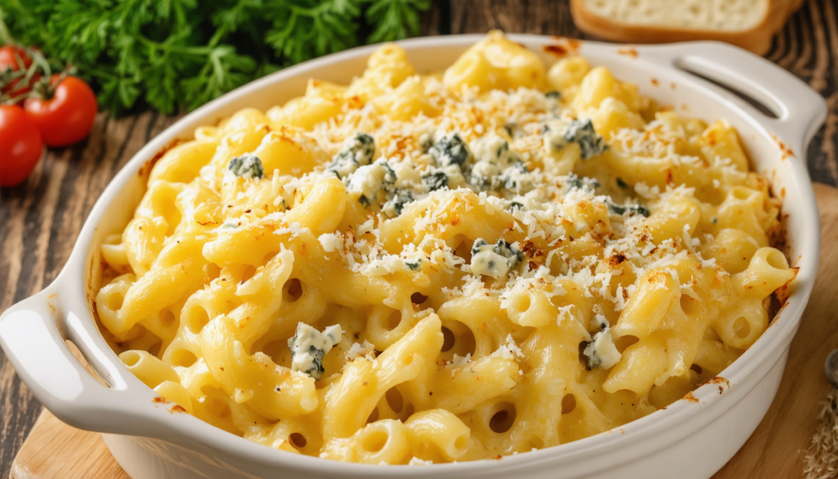 découvrez notre recette simple et gourmande de gratin de macaroni au bleu, un délice crémeux qui ravira vos papilles et séduira toute la famille.