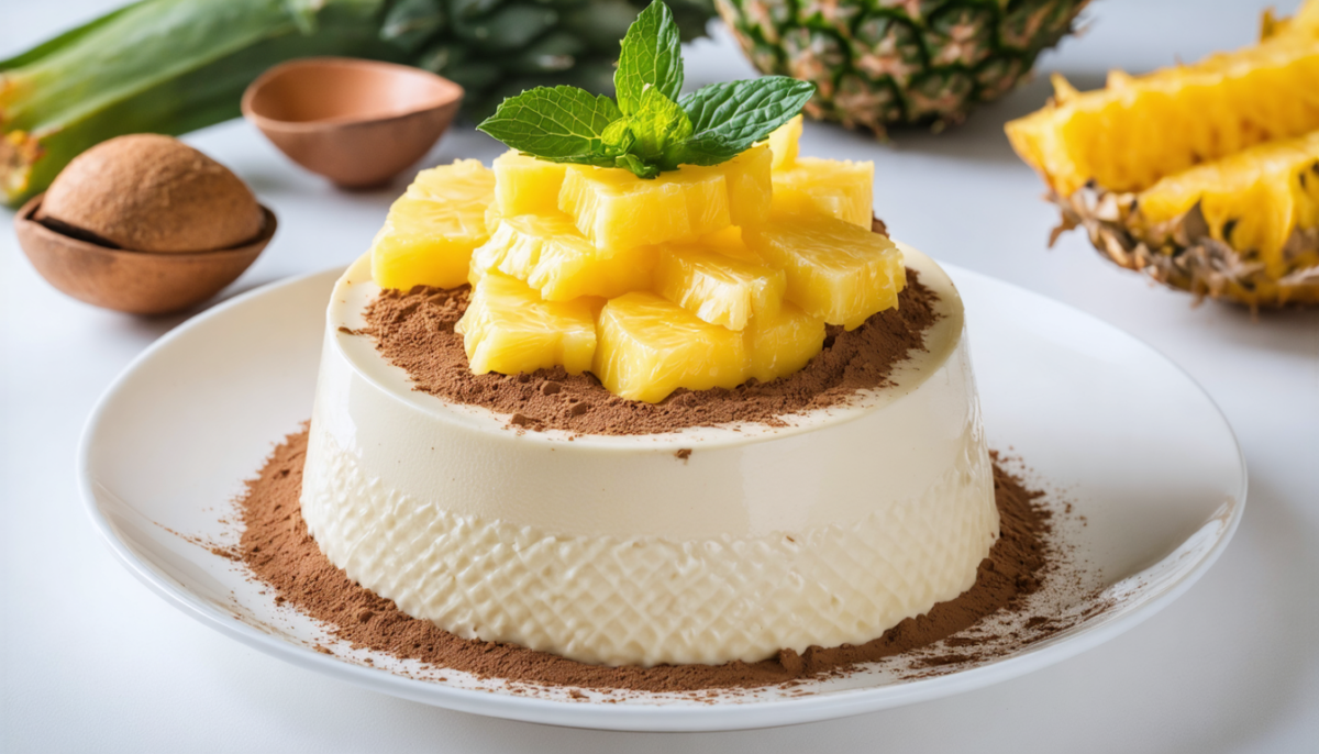 découvrez la mousse aérienne au chocolat et ananas de croq’kilos, un délice léger et gourmand parfait pour une pause sucrée saine et savoureuse.