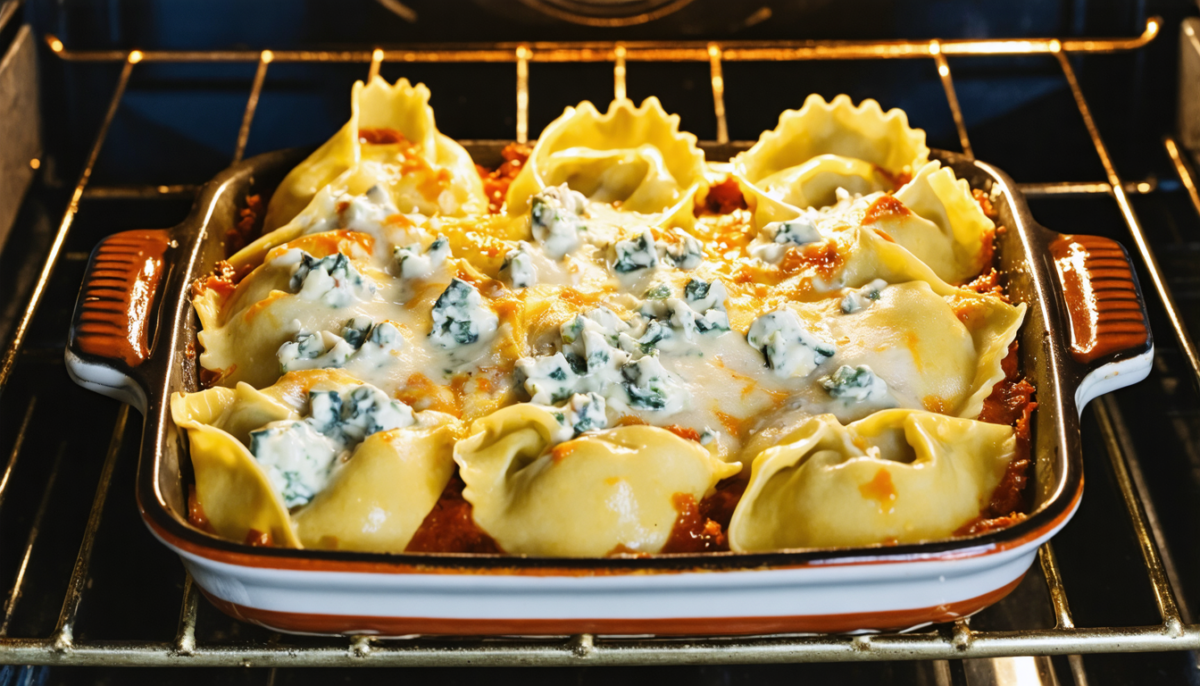 savourez des conchiglioni généreusement farcis de légumes croquants et de fromage bleu fondant, une recette gourmande et pleine de saveurs pour un repas réussi.