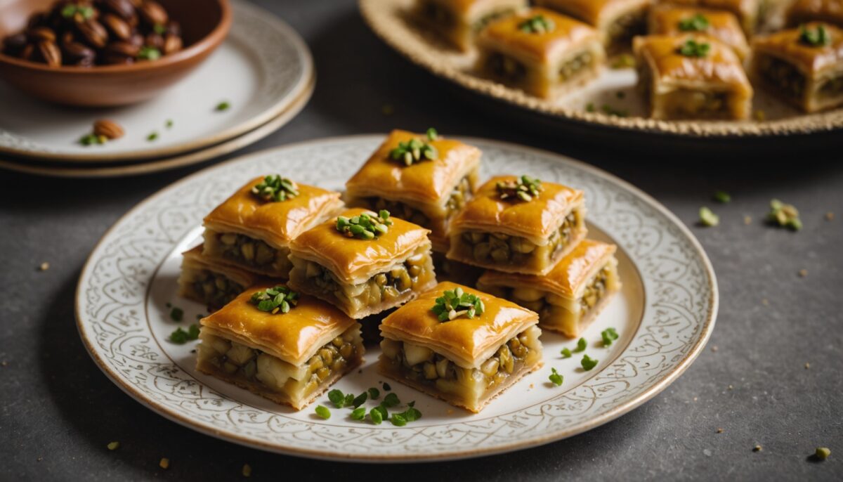 Délicieuses baklavas marocains légers aux pistaches : la recette gourmande et facile à savourer