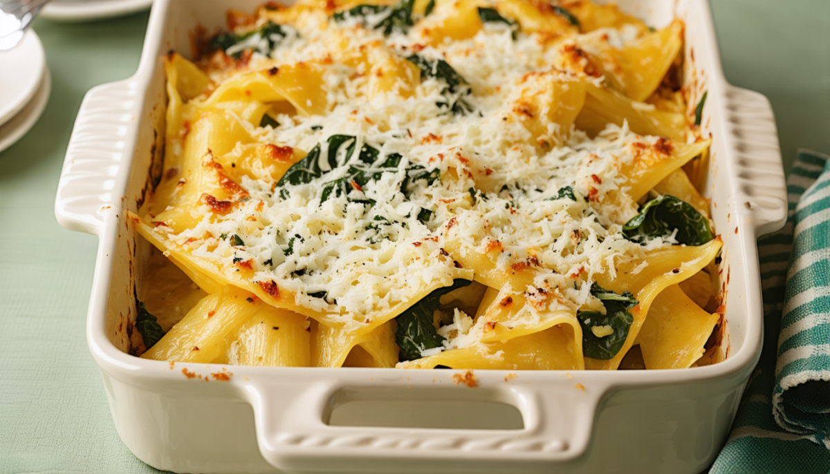 découvrez notre recette gourmande et saine de gratin de pâtes aux blettes, nappé d'une béchamel légère, pour un plat savoureux et équilibré.
