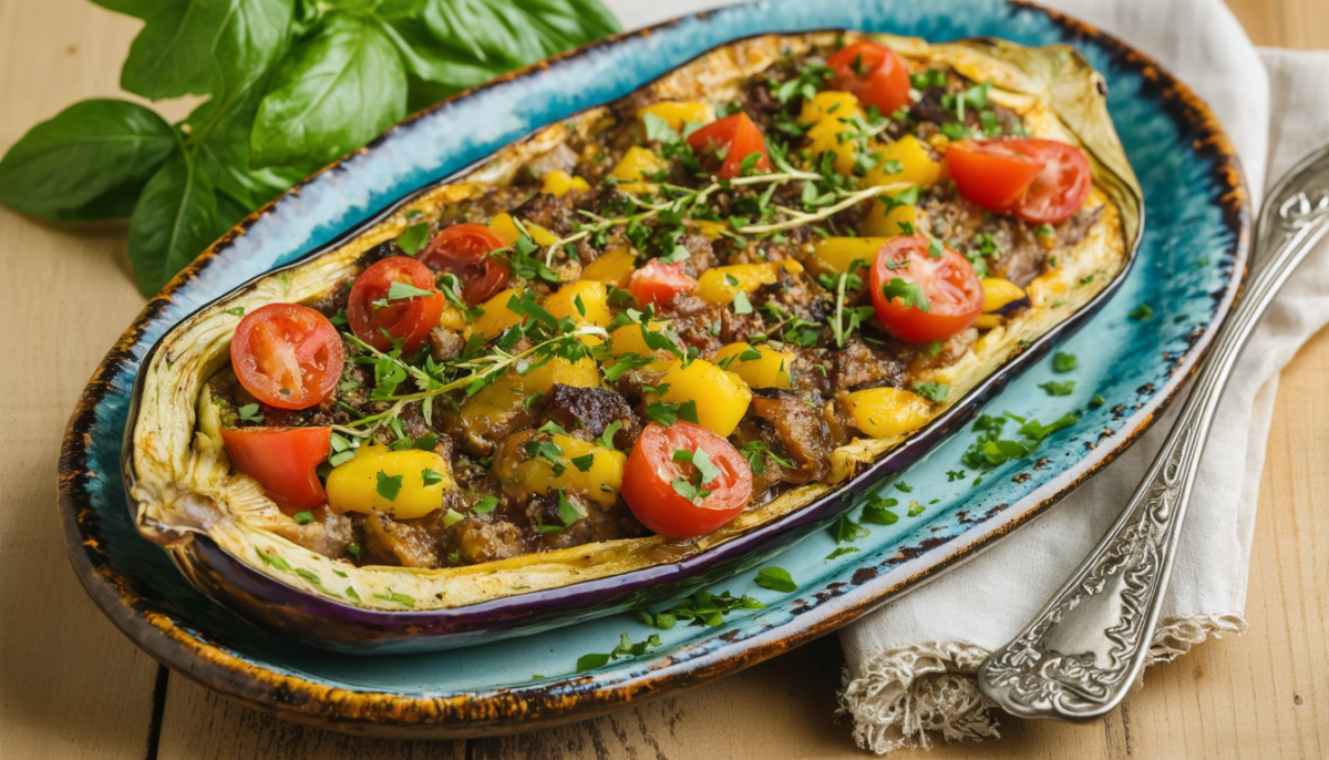 découvrez notre recette facile et savoureuse d'aubergine au four, parfaite pour un repas sain et gourmand en toute simplicité.