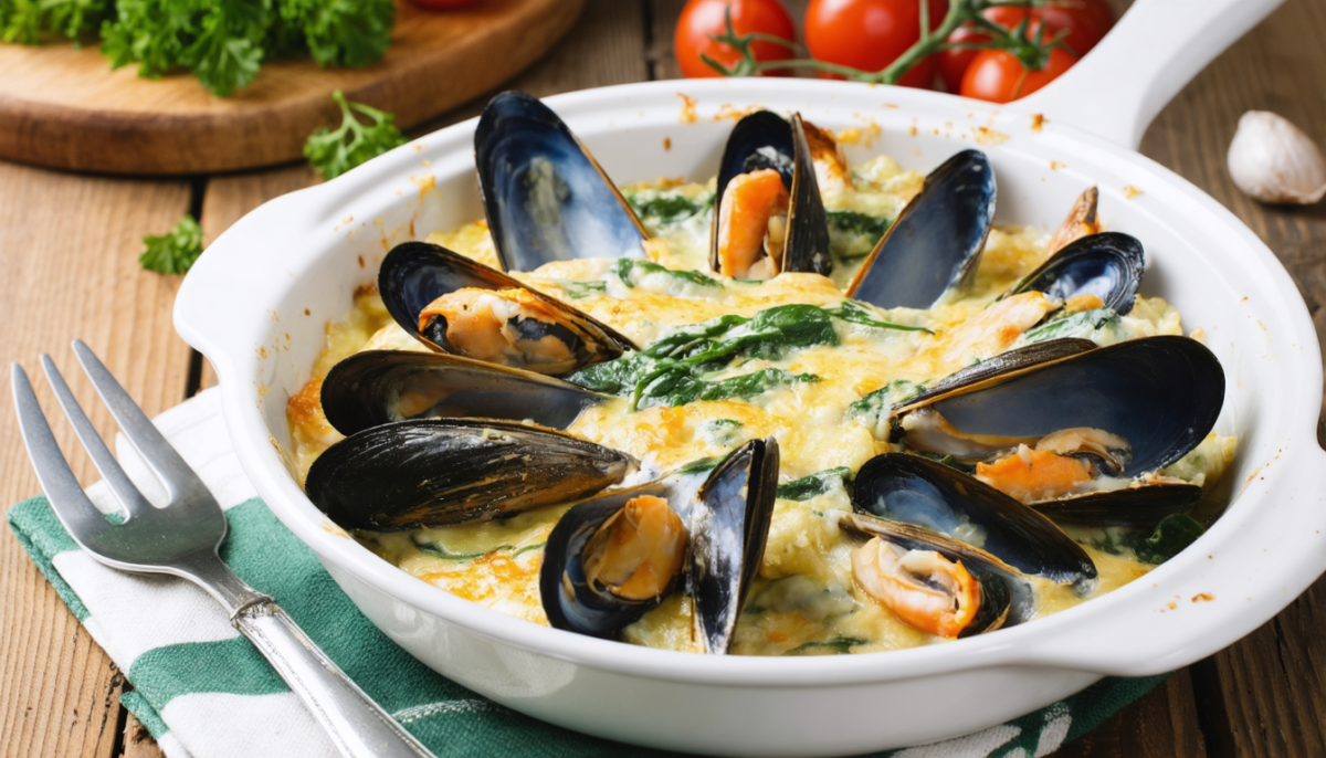 découvrez notre recette légère et savoureuse de gratin de moules et épinards, parfaite pour un repas sain et gourmand à adopter dès aujourd'hui.
